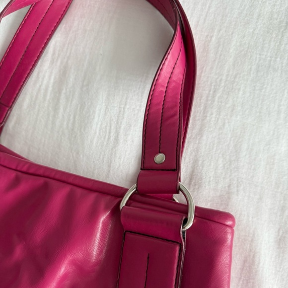 Y2K Pink Shoulder Bag w/ Silver Hardware - Picture 6 of 8